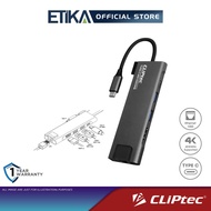 CLiPtec ViewNet-5 RZH731 | Type-C to 5-in-1 Portable Mini Docking Converter Adapter