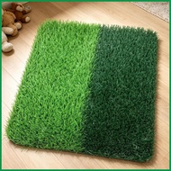 Faux Grass Rug Realistic Soft Waterproof 15.7x15.7in Artificial Grass Carpet for Dogs Cats Indoor Ou