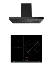 TEKA เครื่องดูดควัน รุ่น LDH 90 TC BLACK + Teka เตาระบบ Induction รุ่น IBF63210 SSS BK