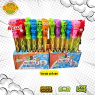 Foam bubble stick toy