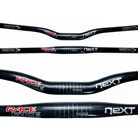 Race Face NEXT 3K Glossy Carbon Handlebar Flat/Rise Bicycle Handlebar Mountain Bike 31.8*600/620/640