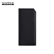 DAPPER กระเป๋าสตางค์ Nappa Leather Breast Pocket Wallet สีดำ
