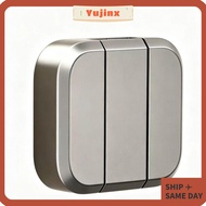 YUJINX No Drill Wall Hook, Foldable Self-adhesive Hanging Rack, Premium Waterproof Alloy Hidden Punc