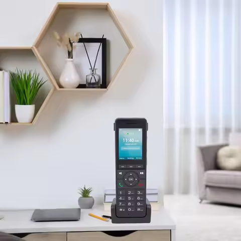 Cordless Phone Wifi Phone Desktop Phone 4G LTE Cordless Phone Portable Wifi 2.4in Color Screen Deskt