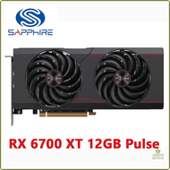 [oqian] Sapphire Radeon RX 6700 XT 12GB D6 Pulse OC Video Card For AMD RX6700XT RX6700 XT 12G Graphi