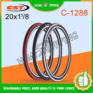 【Available】1PC CST Folding Bike Tire 20-inch Speedway Tyre 20 x 1-1/8（451）20 x 1.5 1.75 bike colored