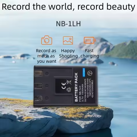 1-10PCS NB-1LH digital camera battery 1500mAh 3.7V suitable for Canon IXUS 300A, 320, 330, 400, 430,