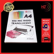 (Ready stock at Malaysia) A4 Rigid Translucent 0.4 mm / PVC Cover A4 / Translucent Cover A4 / Bindin