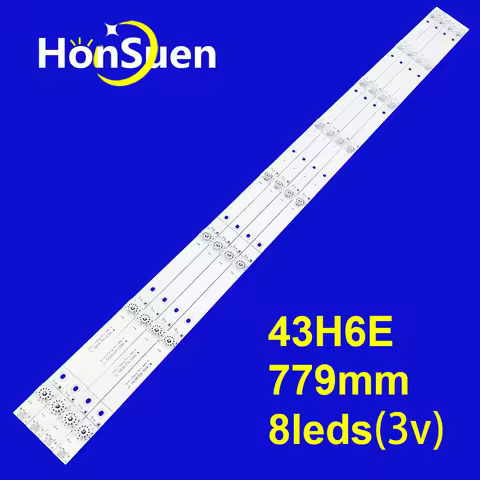 780Mm LED Backlight Strip 8 Lampu untuk Hisense 43 "TV JL.D42581330-003AS-M 43H6E 43H43A6100 43RGE 4