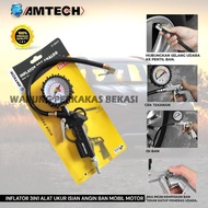 3In1 200psi Air Chuk Tire Inflator Pressure Gauge Pengisi Pompa Angin Kompresor Pentil Ban Bertekana