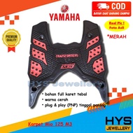 [COD] Karpet Mio 125 M3 Mio J Mio Z Mio S Soul GT- Alas Pijakan Kaki Variasi Motor Yamaha Bahan Kare
