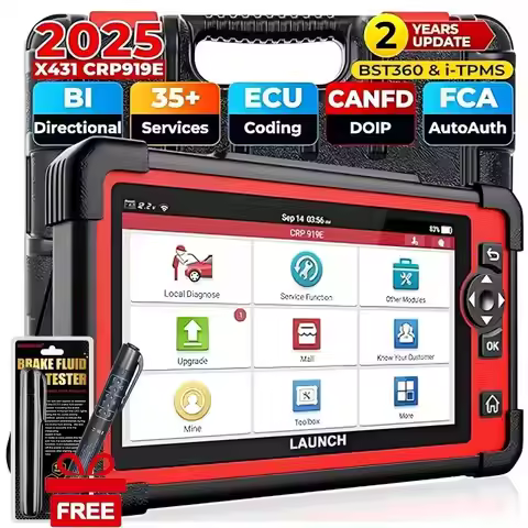 LAUNCH X431 CRP919E ELITE CRP919E BT All System Code Reader With DBScar VII Support CAN FD & DOIP, A