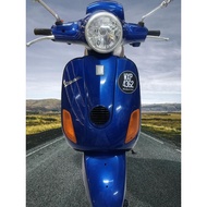 Vespa LX150 Brand Custom Sticker Motor Plate&2D No Plate