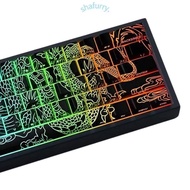 SHFY Original Profile Keycaps 74Key Backlit Keycaps Chinese Loong Theme for 60 61 65 67 68 Gaming Ke