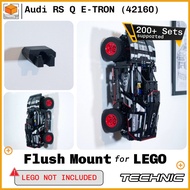 Flush Wall Mount for Lego Technic AUDI RS Q E-TRON (42160)