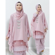 [Baju Kurung Moden] KURUNG QUEEN + CAPE (ROSE GOLD)