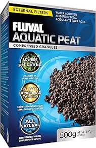Fluval Aquatic Peat Granules, Chemical Filter Media for Freshwater Aquariums, Water Softener, 17.6 o