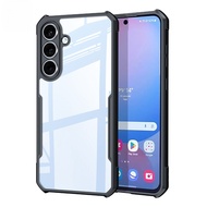 CASE SAMSUNG S23 FE / S24 / S24 FE / S24 PLUS / S25 CASE TRANSPARENT CLEAR ANTI-SHOCKPROOF BLACKFusi