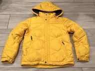 二手Pro Cam-fis 黃色防風羽絨外套 140 碼 windstopper