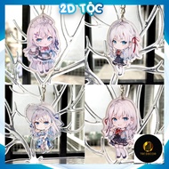 Transparent Mica Keychain with Sharp 2-Sided Print Anime Manga Arya Side Table – Anime Accessories B