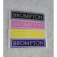 Brompton Sticker