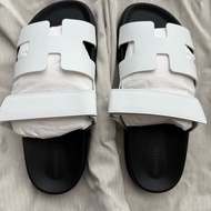 💖Hermes 二舅鞋 拖鞋 白色 39號💖 全新