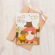 Pintoo Puzzle Card - Bear Family V1083