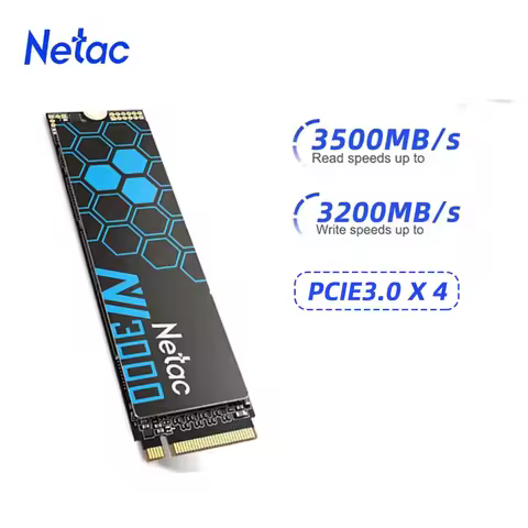 Netac 3500MB/s SSD 1TB 2TB 250GB 500GB SSD NVMe M2 2280 PCIE3.0X4 Hard Drive Internal Solid State Di