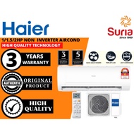 (Free Delivery)Haier R32 1HP/1.5HP/2HP Non-Inverter Aircond Air Conditioner HSU-10LPB23 HSU-13LPB2 H