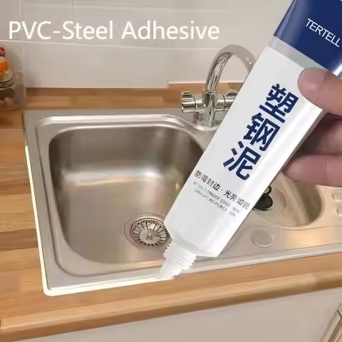 Waterproof Adhesive Plastic Steel Mud Waterproof and Moisture-Proof Sealant Kitchen Bathroom Anti-mi