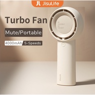 JISULIFE Portable  Charging Fan 4000mAh USB Portable Student Fan