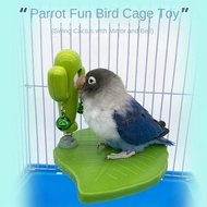 Parrot toys+Mirror gnawing Bell Bird cage toys+Bird platform stand+Bird platform cactus toys+Bird ca