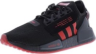 Originals Men's NMD_R1 V2 Shoes, Core Black/Vivid Red/Carbon, US 11.5