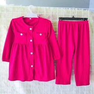 SETELAN ANAK BAHAN KNIT HORNET MAXLINE /ONE SET PAKAIAN ANAK