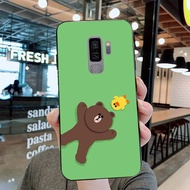 For Samsung Galaxy S9 Plus Case Soft Silicon Bear Back Cover