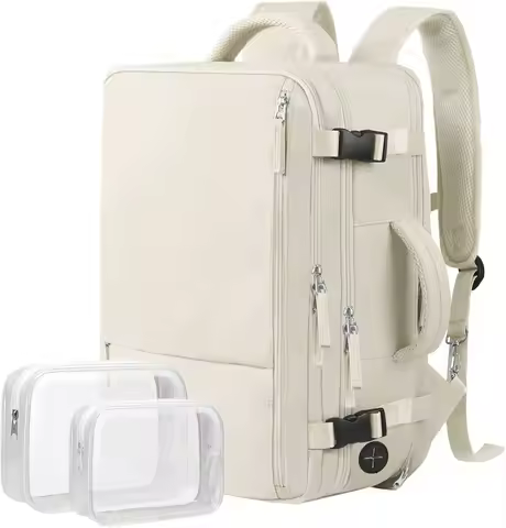 Men's and women's travel backpacks, portable backpacks, 16 inch laptop backpacks, waterproof school 