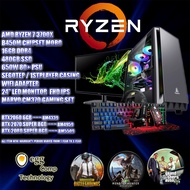 GAMING PC RYZEN 7 3700X 16GB DDR4 480GB SSD B450M RTX2060 RTX2070SUPER RTX2080SUPER SEGOTEP