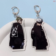 Ins acrylic keychain spell battle anime Gojo Gojo peripheral pendant Key Accessories