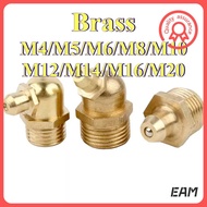 45 °/90 °/180 ° Butter Nozzle Copper Nozzle Connector Copper Oil Cup Oil Nozzle Oil Gun Injection Ex