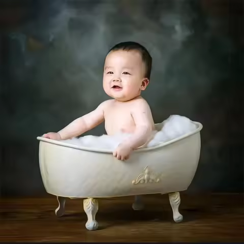 Newborn Photography Props Baby Photo Props Wrought Iron Bathtub Posing Studio Photo Studio Photograp