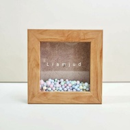 Foam Photo Frame Pine Wood Color 3x3 3x4 4x6 5x7 6x8 8x10 8x12 Inches A5 And A4 Depth 1.5cm Beads