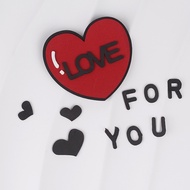 Foam Plug Set - Red Heart Love For You Black - Q6994