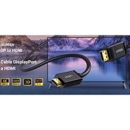 Ugreen DP to HDMI DisplayPort Cable DP Male to HDMI Male Gold Plated 4K