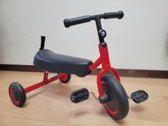 紅色摺疊三輪車