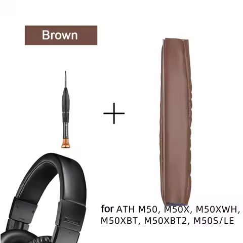 for Audio-Technica ATH-M50X Headband Cover | Replacement Pad for M50X/M50XBT/M50XWH | Comfortable Fi