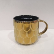 Starbucks USA Golden Scale Mug 14oz Ceramic