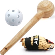 Baseball Glove Breakin Kit, A Real One-Piece Solid Construction Baseball Glove Mallet, Glove Strap，P