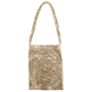 ts(s) x BEAMS BOY特別訂製款環保皮草手提包，ブラウン。可為斜背包使用。 [二手][ts(s) x BEAMS BOY]