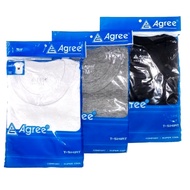 Agree Sport Men's T-Shirt - Agree Men's T-Shirt - SEM Men's T-Shirt White Black Grey Undershirt