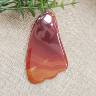 Red Agate Scraping Board Red Agate Gua Sha Board Horn Style Sand Scraper Tool Triangular Sanding Dis